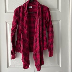 Columbia red and black plaid jacket